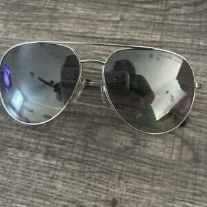 Michael Kors Silver Aviator Sunglasses